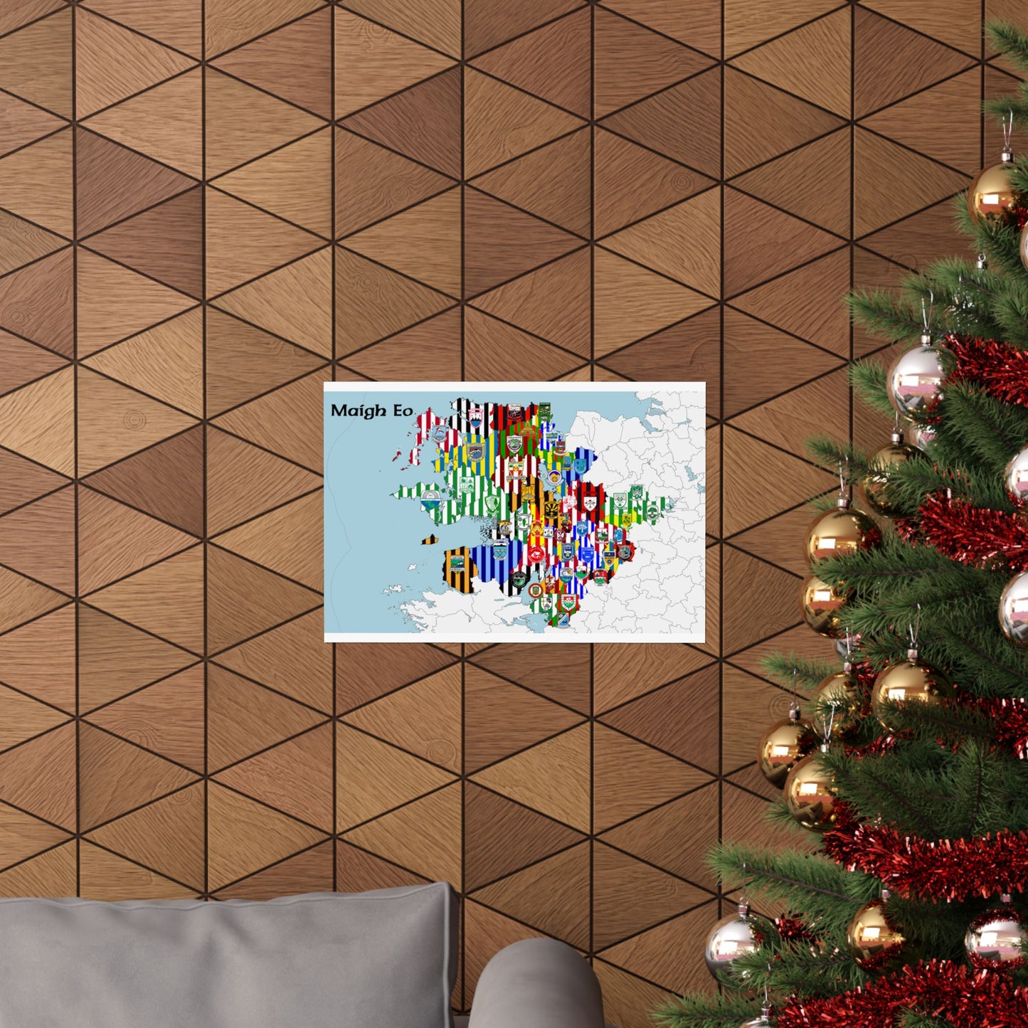 Mayo GAA Club Map – The Perfect Gift for any Mayo Fan!