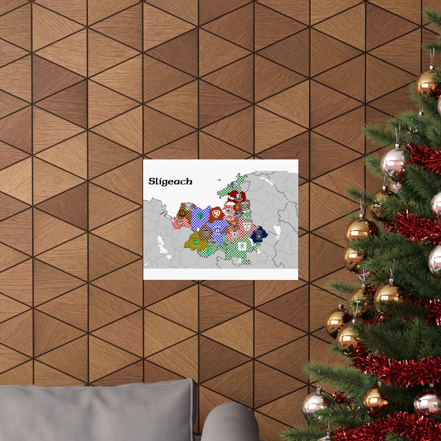 Sligo GAA Club Map – The Perfect Gift for any Sligo Fan!