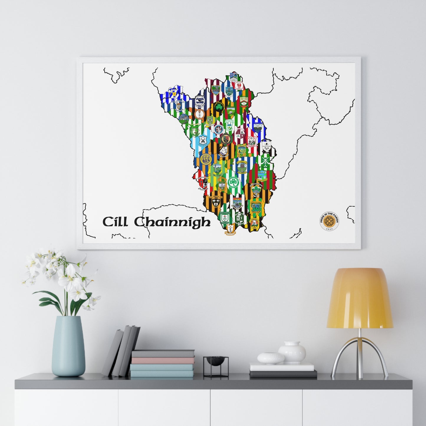 Kilkenny GAA Clubs Framed Poster