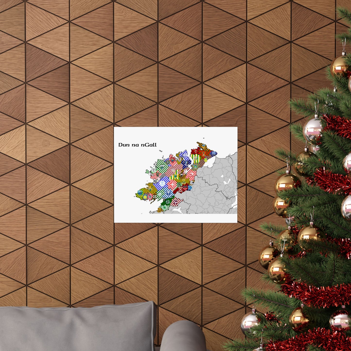 Donegal GAA Club Map – The Perfect Gift for any Donegal Fan!