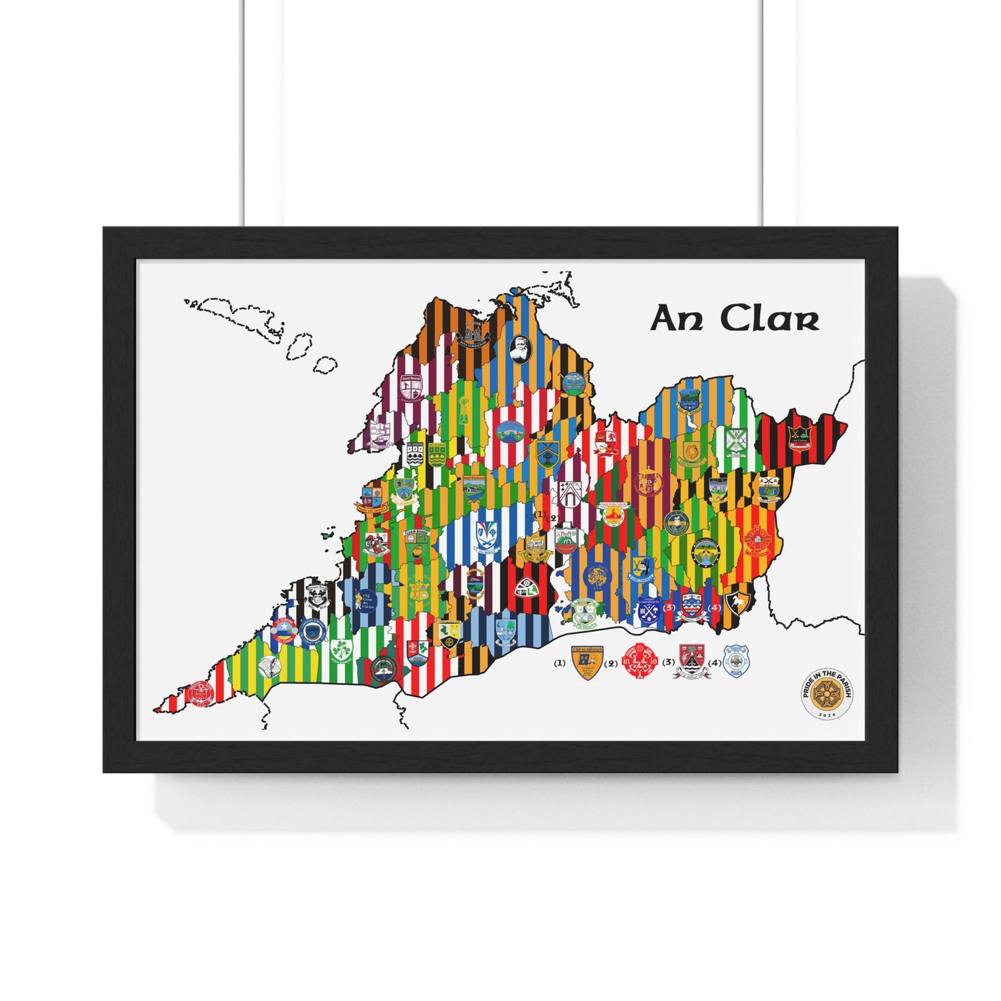 Clare GAA Framed Poster