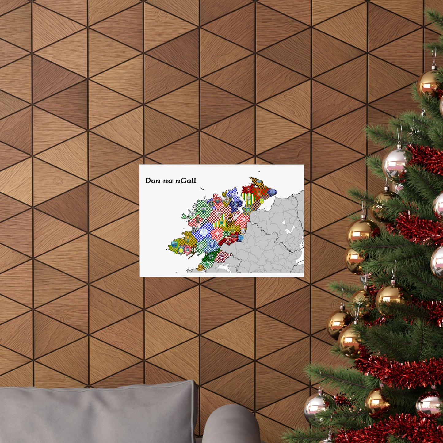 Donegal GAA Club Map – The Perfect Gift for any Donegal Fan!