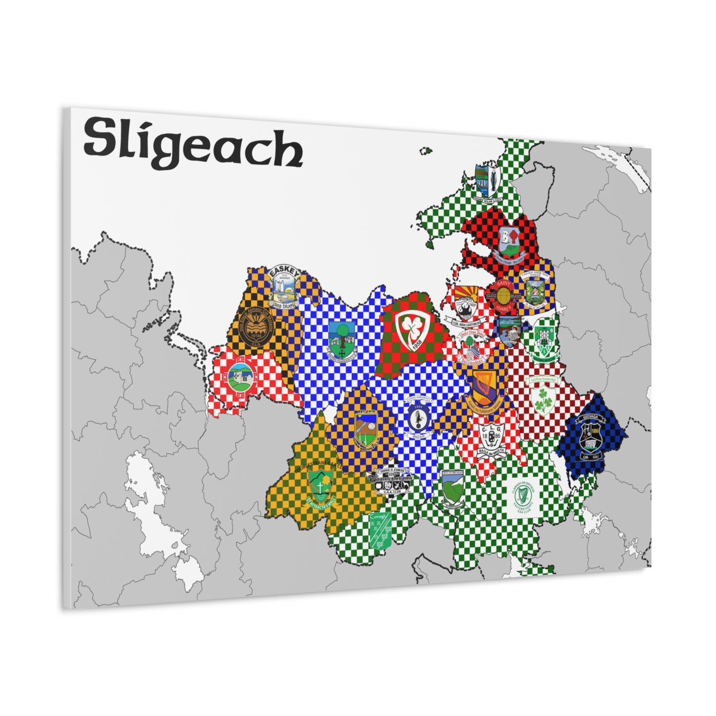 Sligo GAA Club Map Canvas 🌊🏐