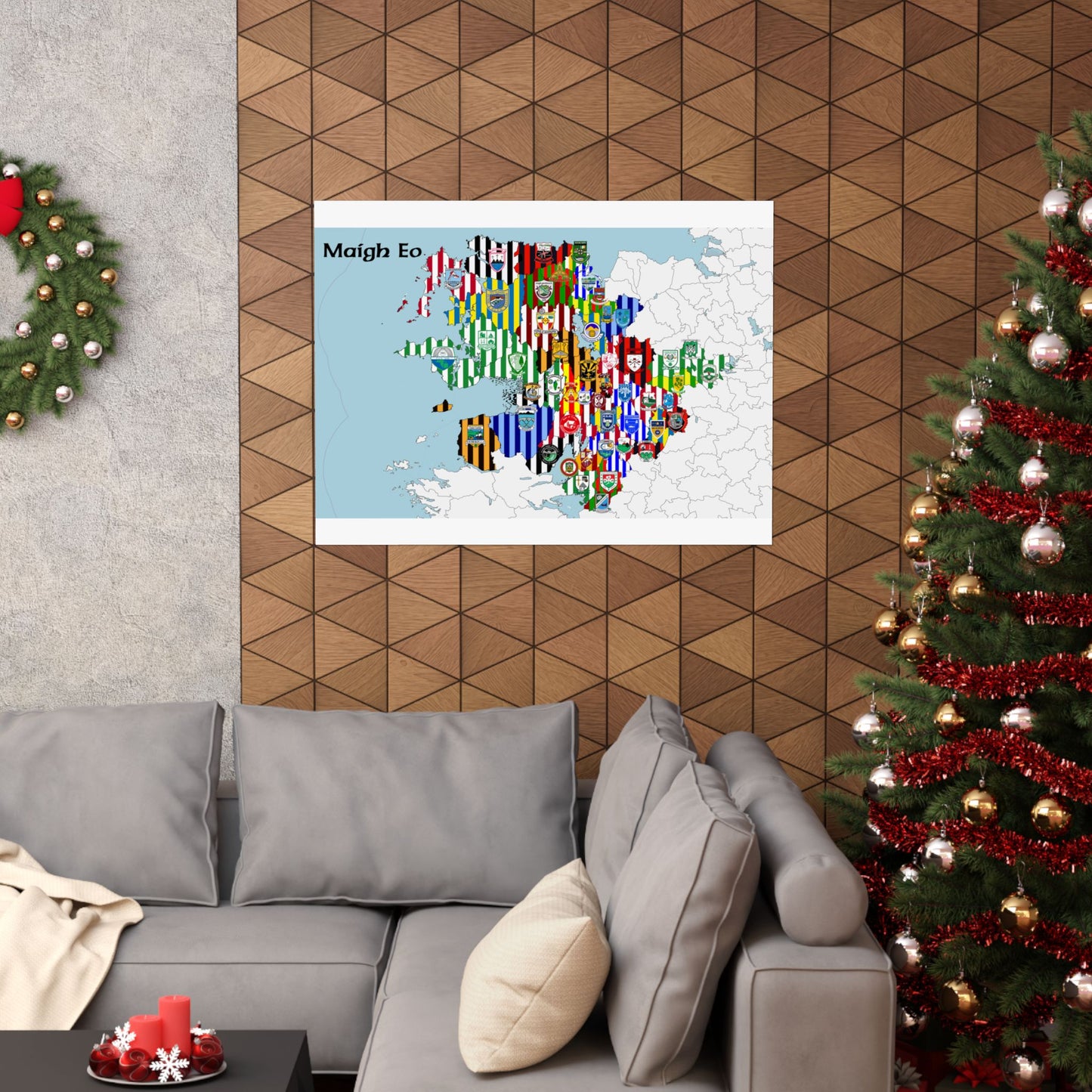 Mayo GAA Club Map – The Perfect Gift for any Mayo Fan!