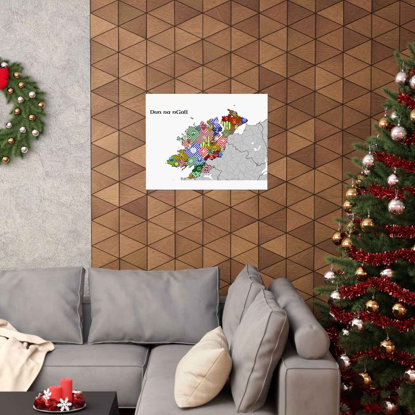 Donegal GAA Club Map – The Perfect Gift for any Donegal Fan!