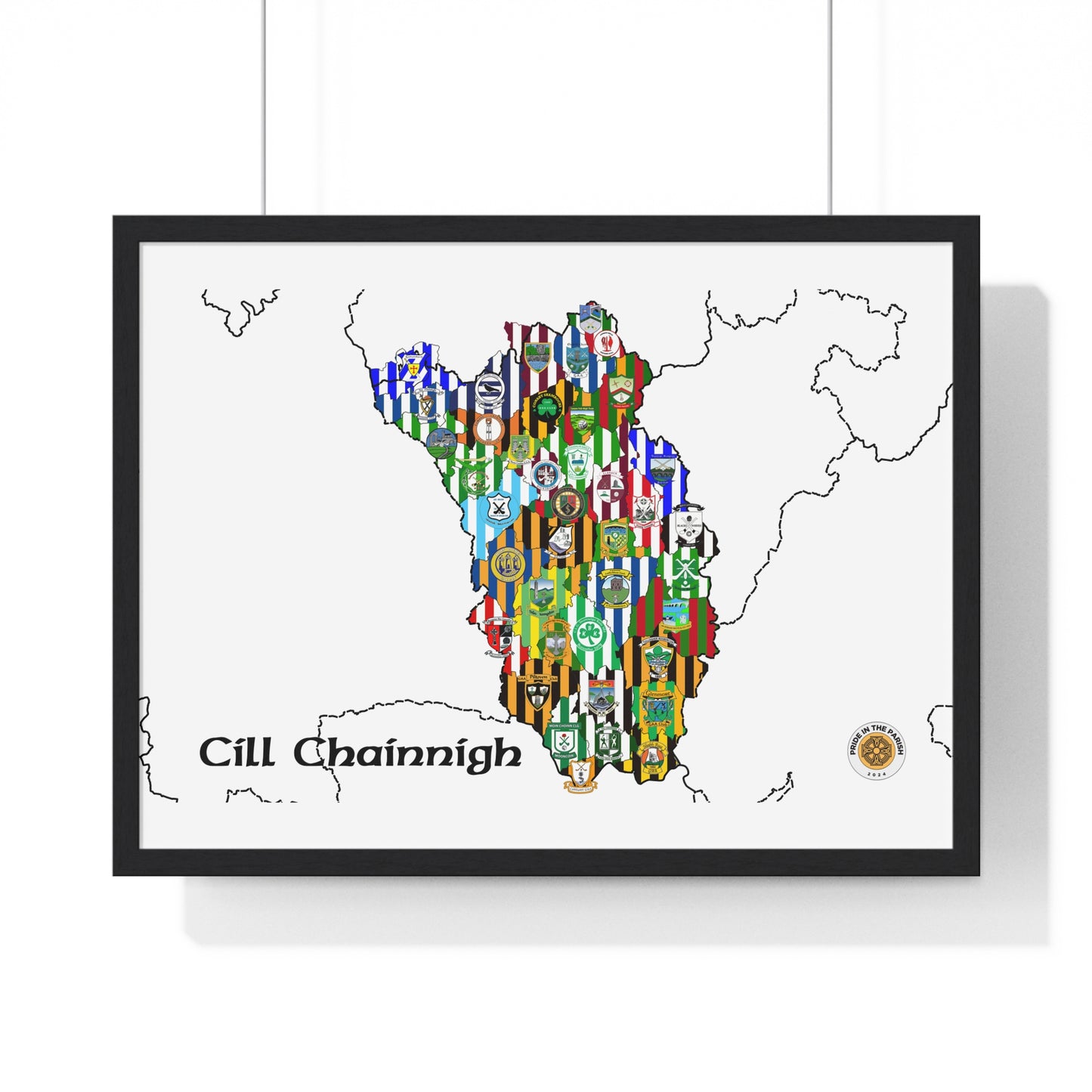 Kilkenny GAA Clubs Framed Poster