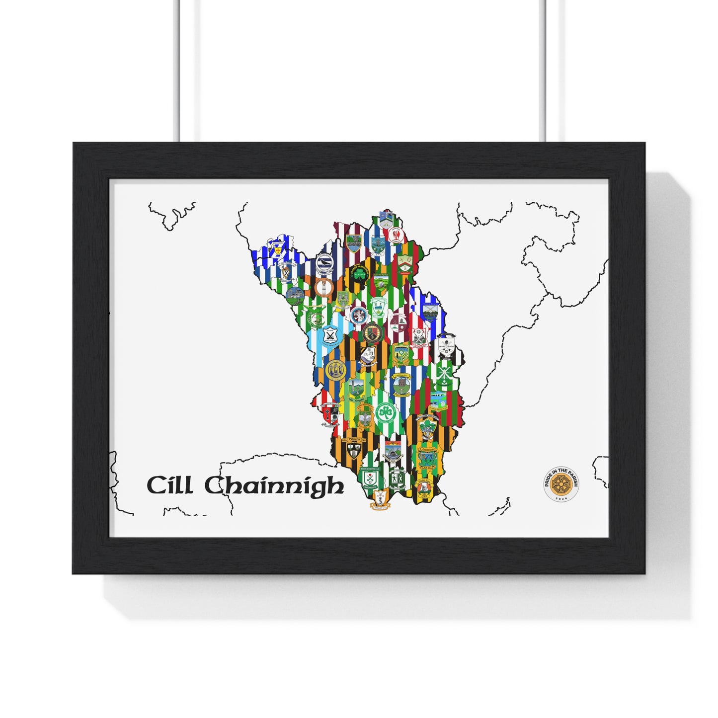 Kilkenny GAA Clubs Framed Poster