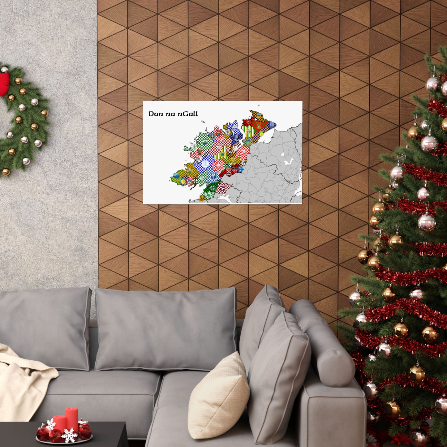 Donegal GAA Club Map – The Perfect Gift for any Donegal Fan!