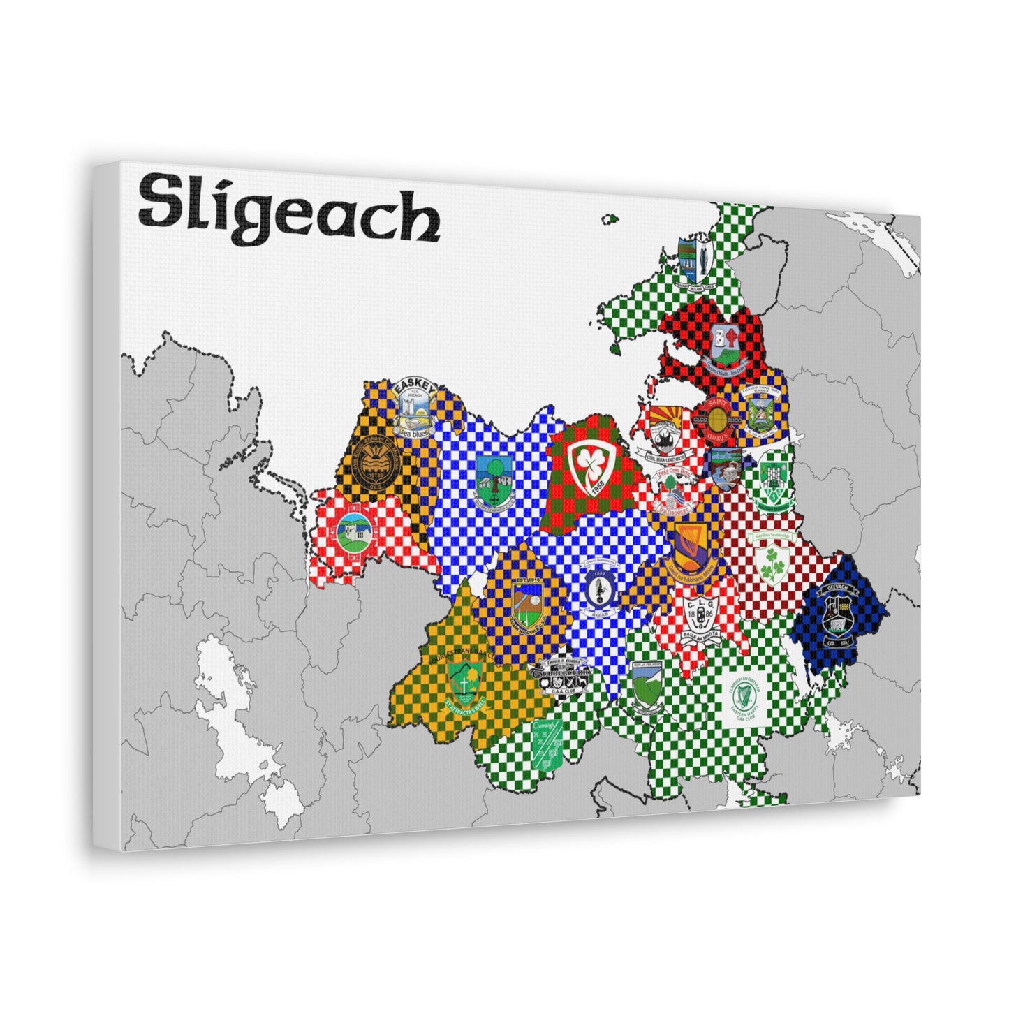 Sligo GAA Club Map Canvas 🌊🏐