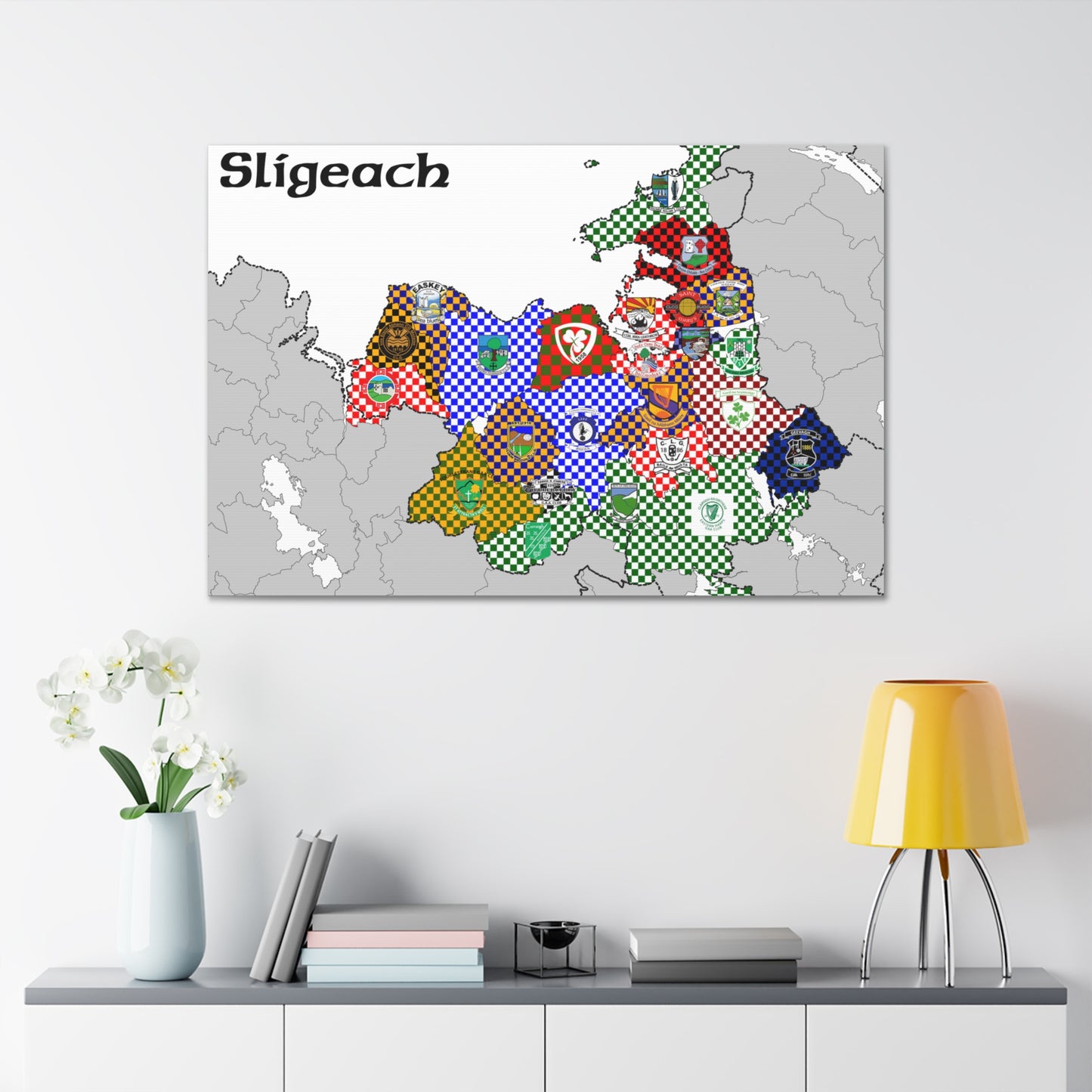 Sligo GAA Club Map Canvas 🌊🏐