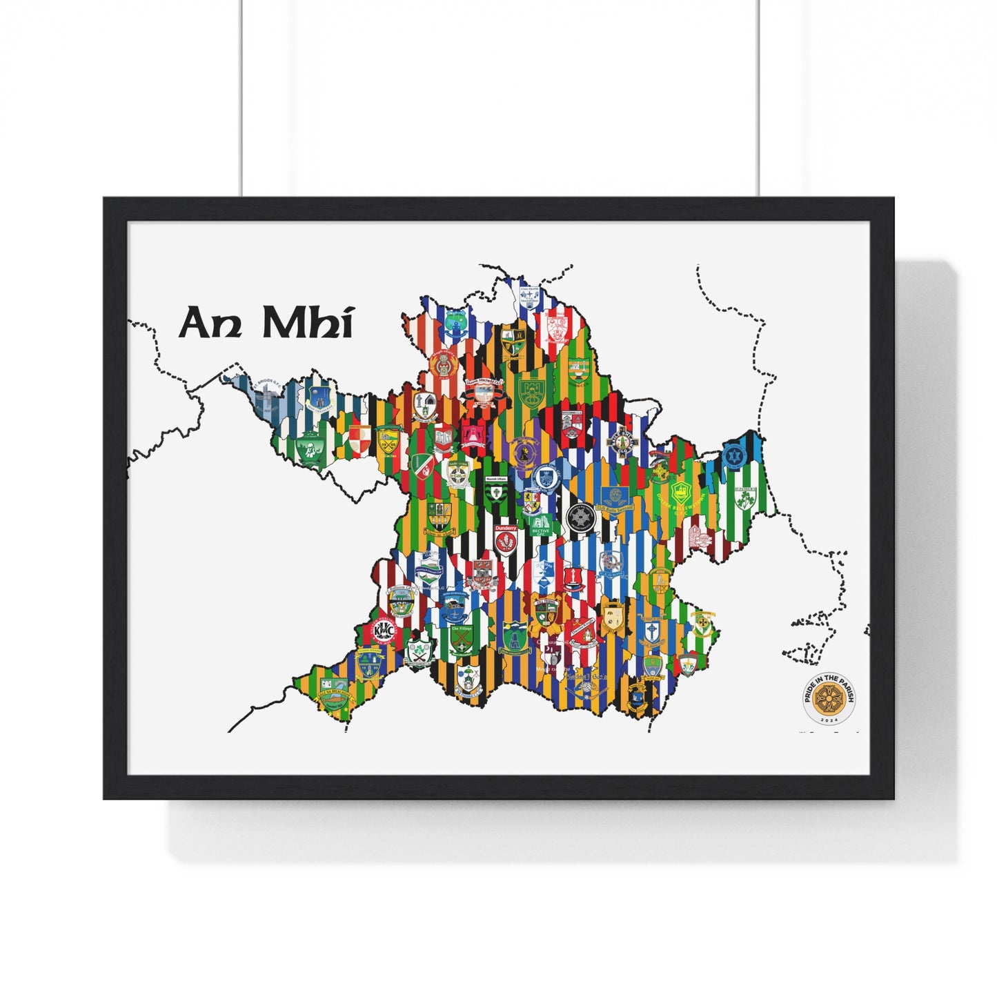 Meath GAA Framed Poster