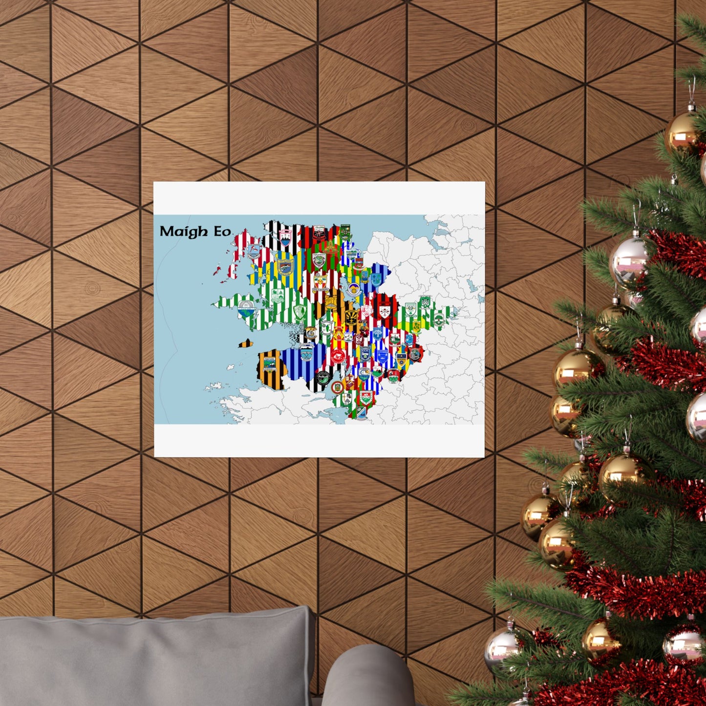 Mayo GAA Club Map – The Perfect Gift for any Mayo Fan!