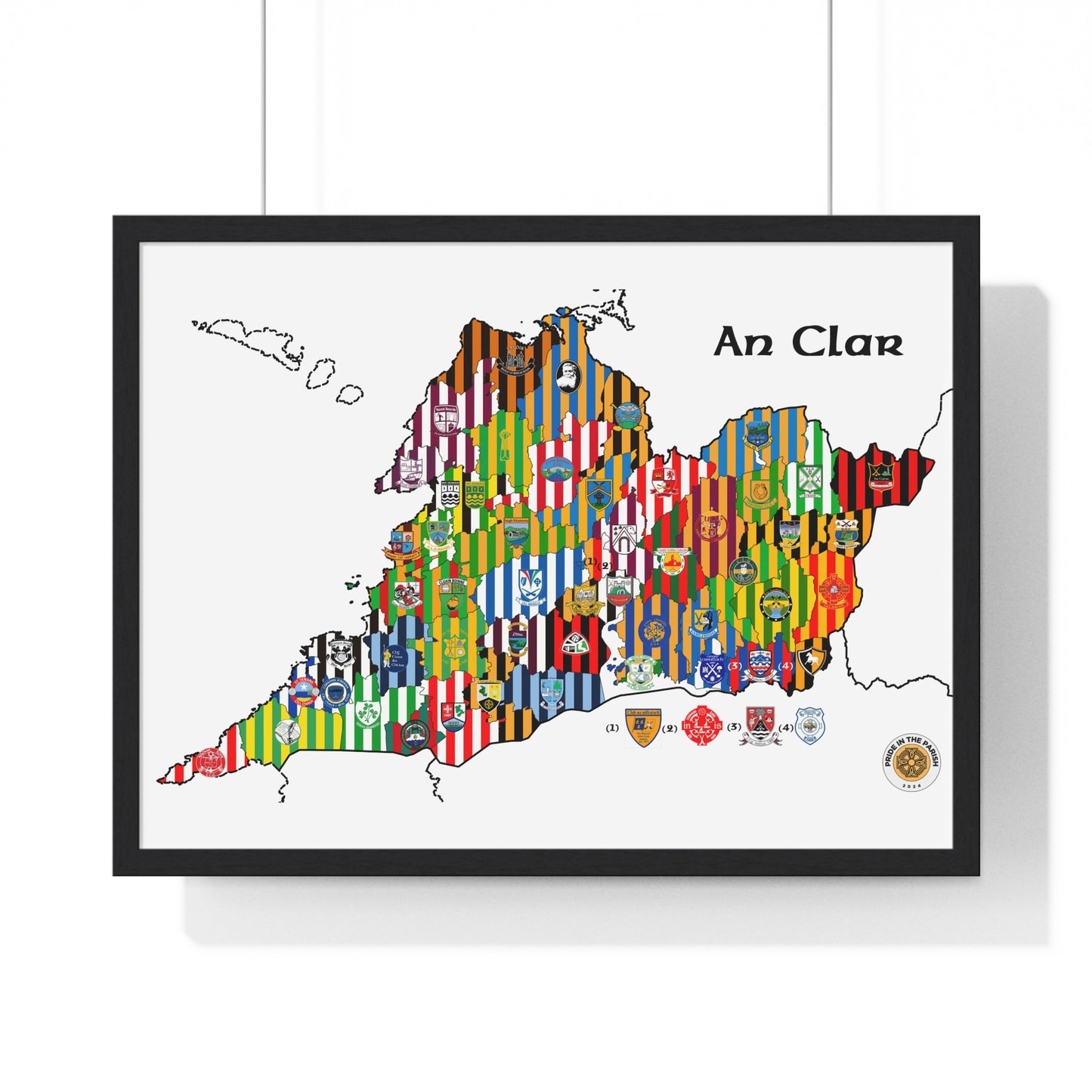 Clare GAA Framed Poster