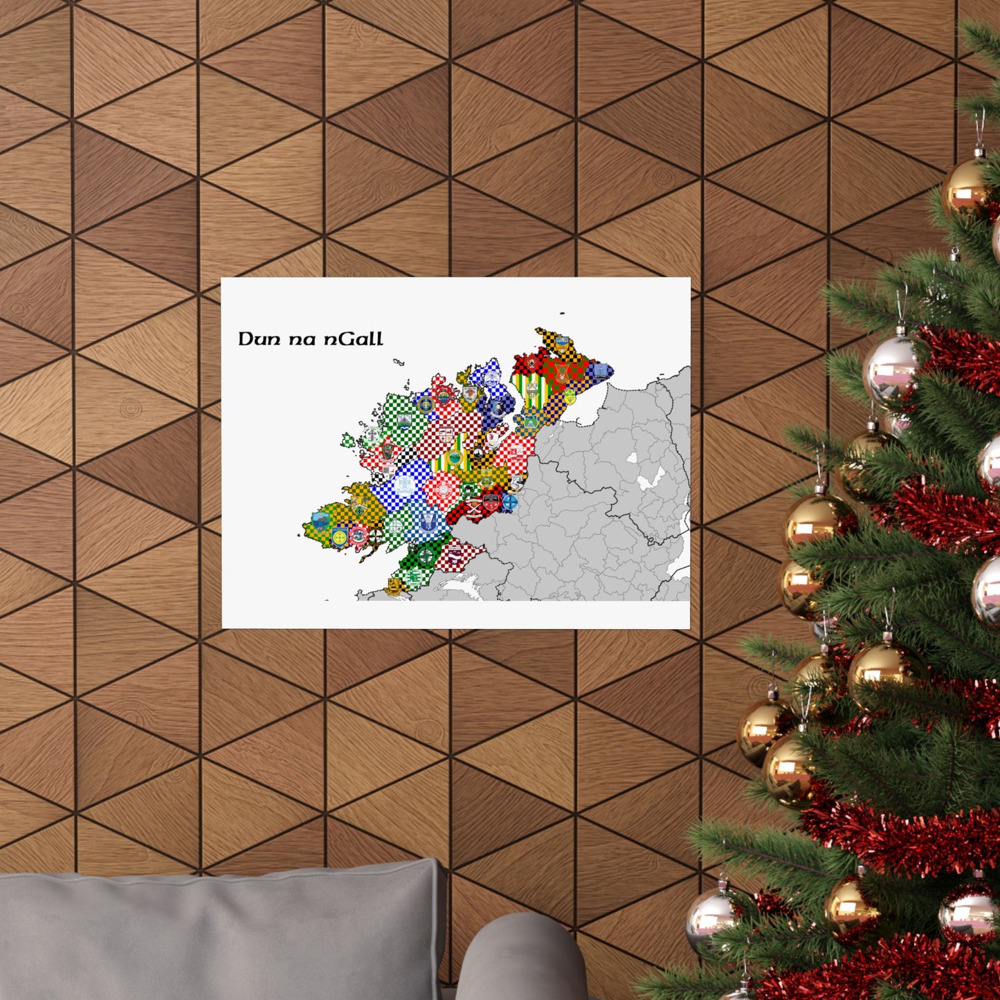 Donegal GAA Club Map – The Perfect Gift for any Donegal Fan!