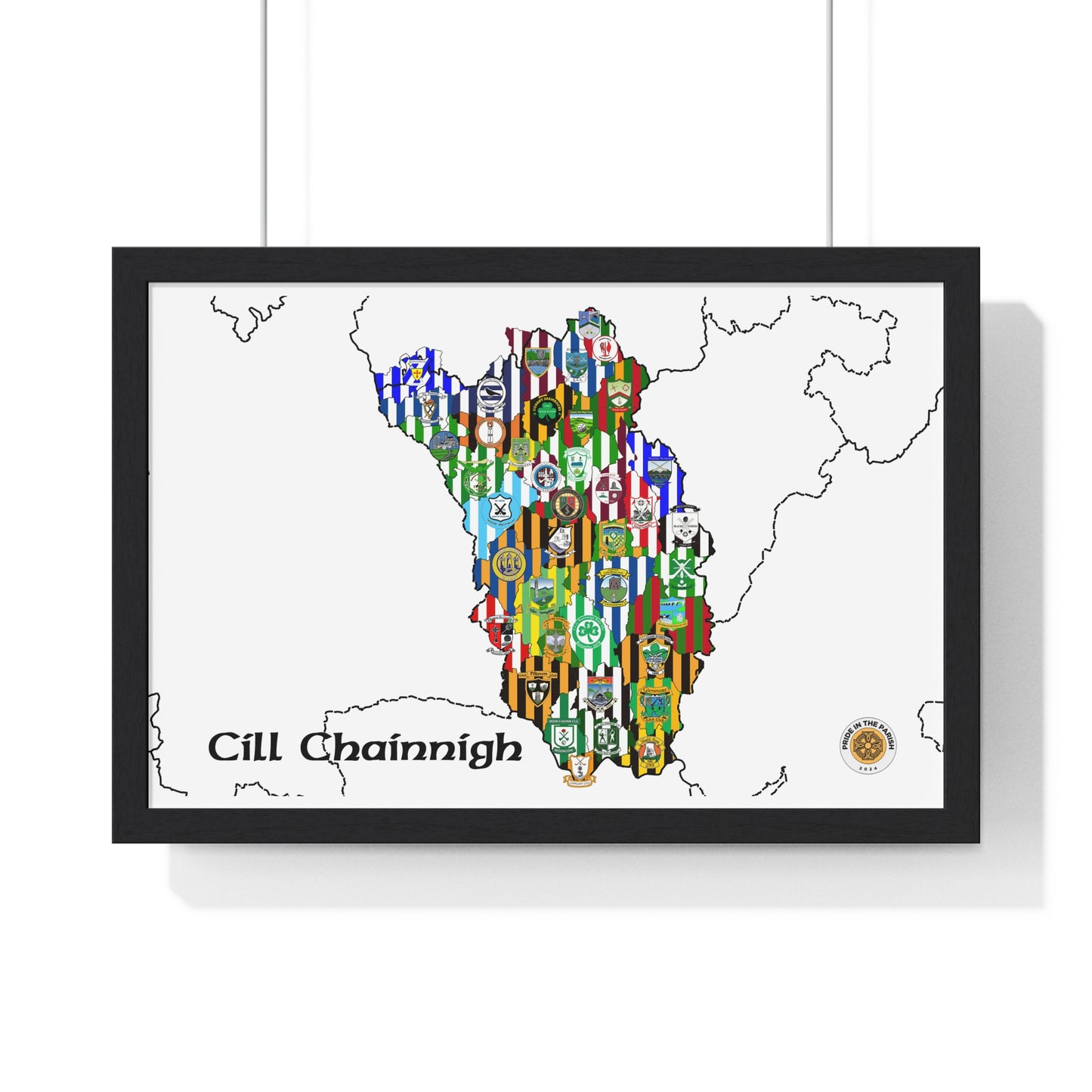 Kilkenny GAA Clubs Framed Poster