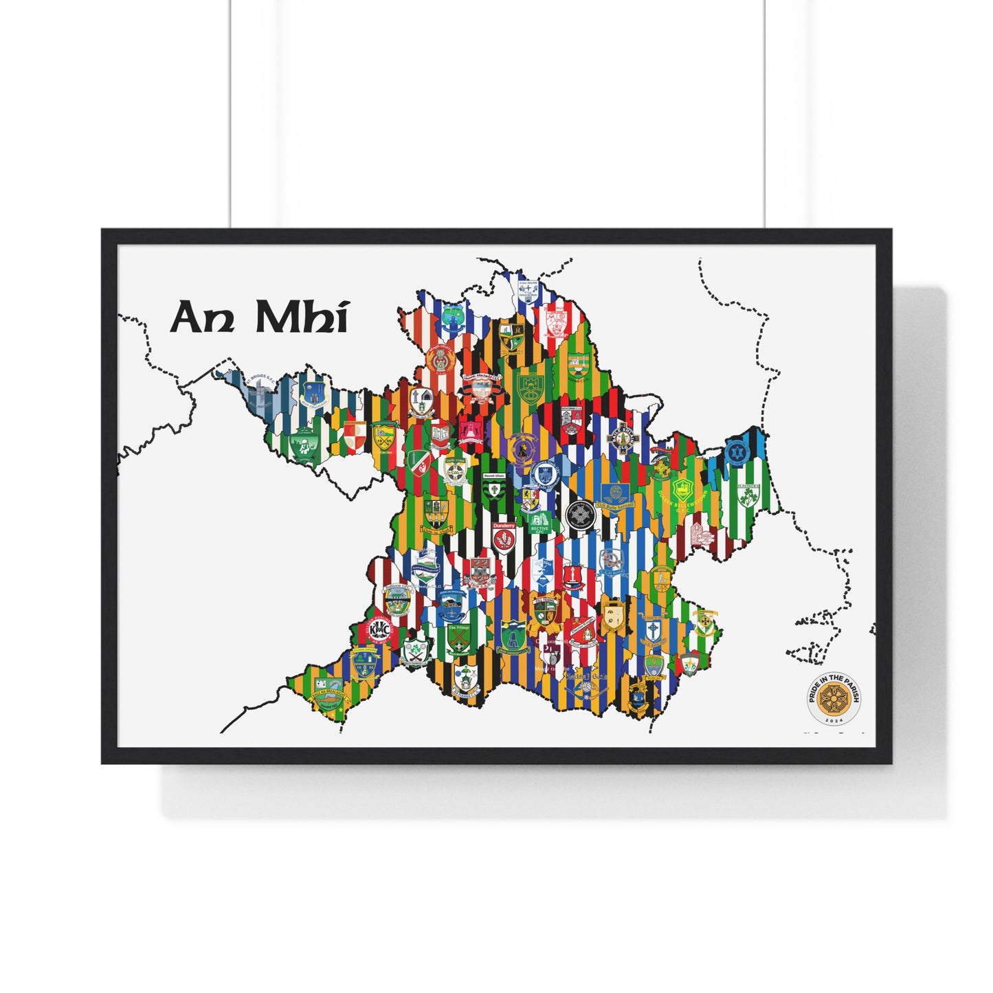 Meath GAA Framed Poster