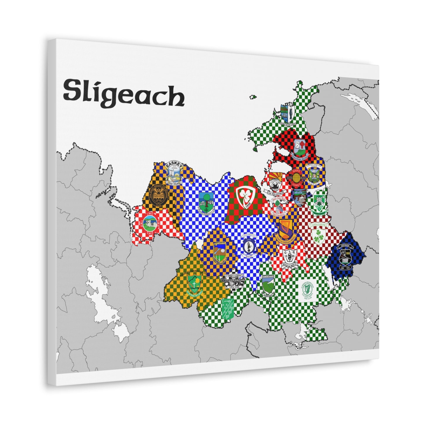 Sligo GAA Club Map Canvas 🌊🏐