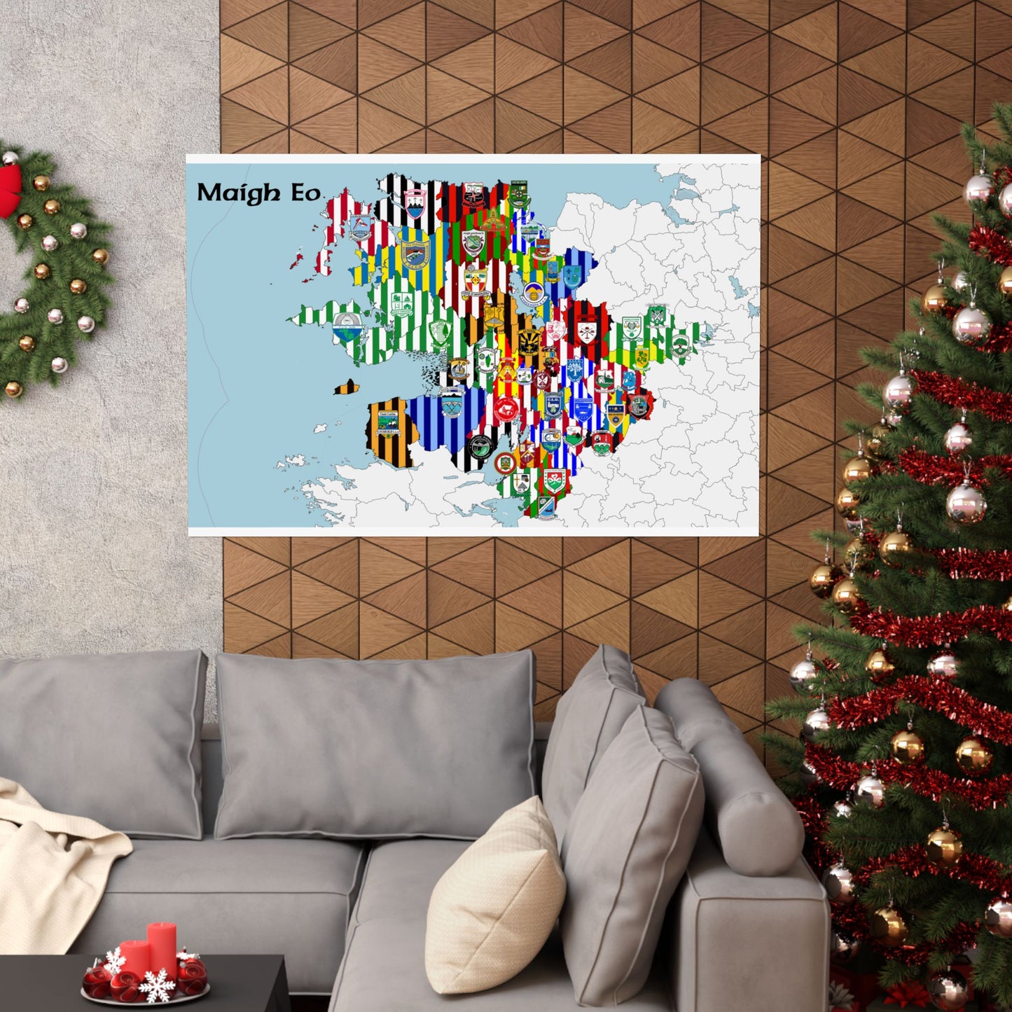 Mayo GAA Club Map – The Perfect Gift for any Mayo Fan!