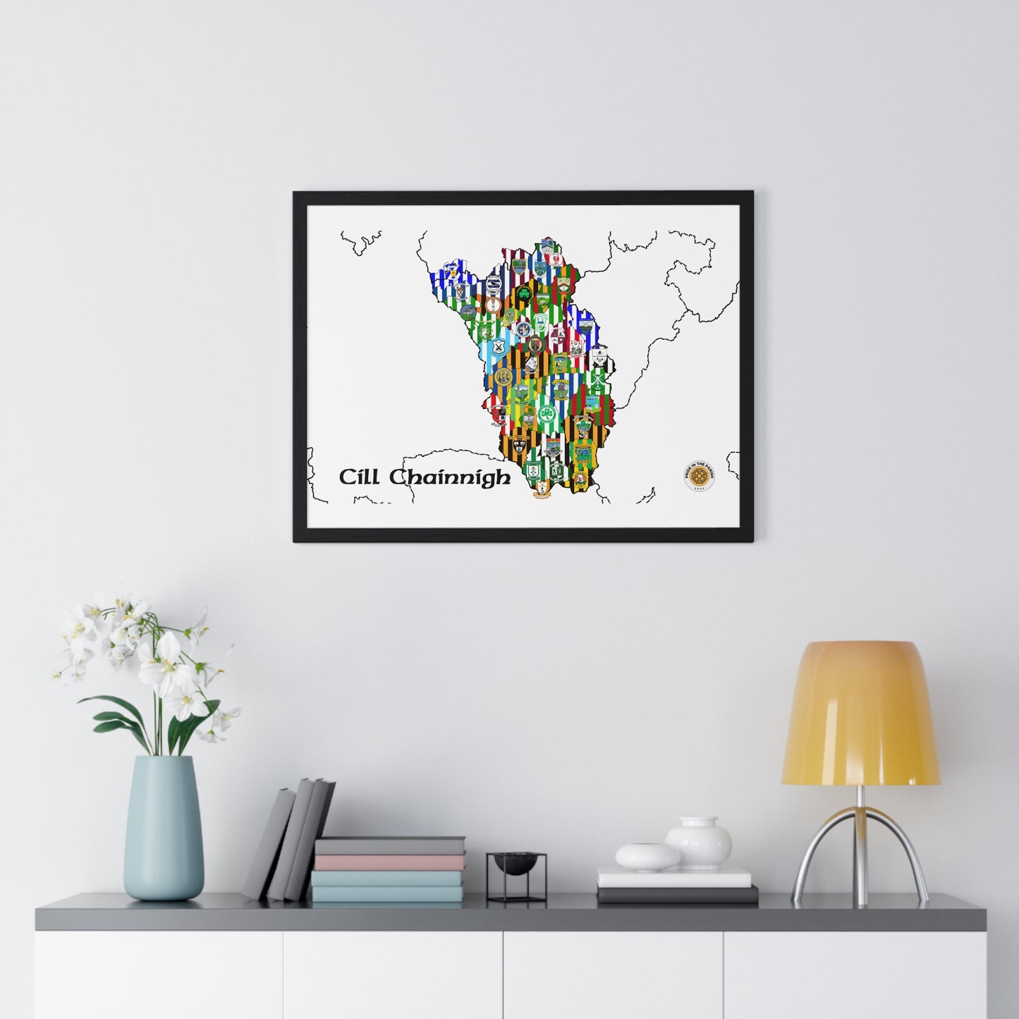 Kilkenny GAA Clubs Framed Poster