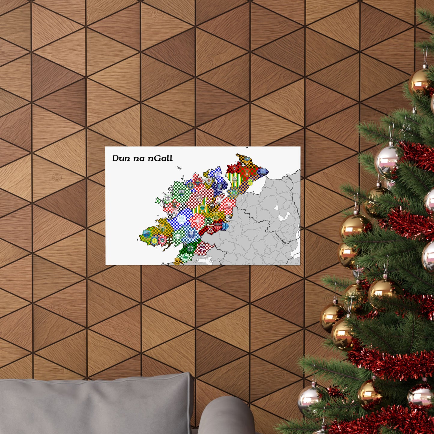 Donegal GAA Club Map – The Perfect Gift for any Donegal Fan!