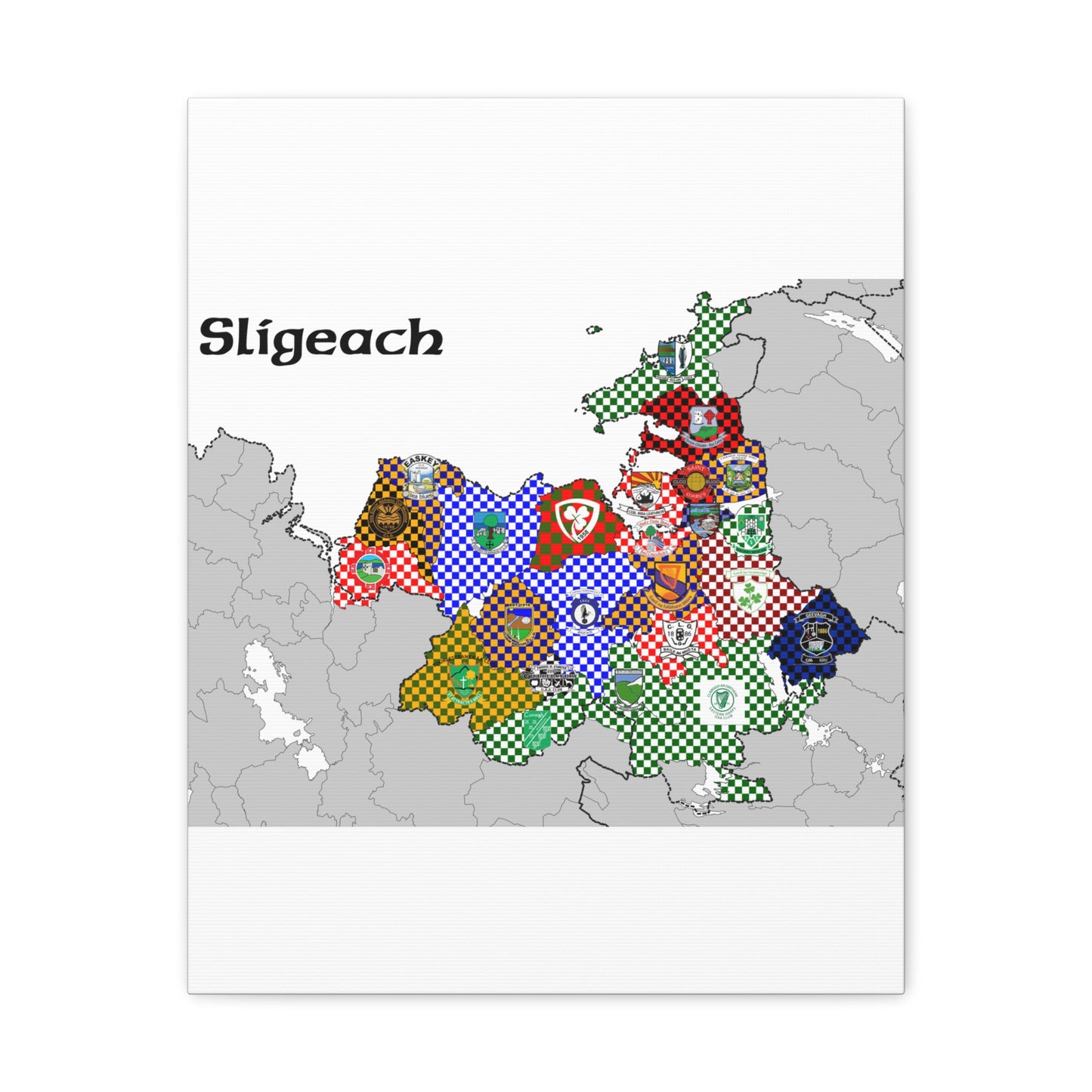 Sligo GAA Club Map Canvas 🌊🏐