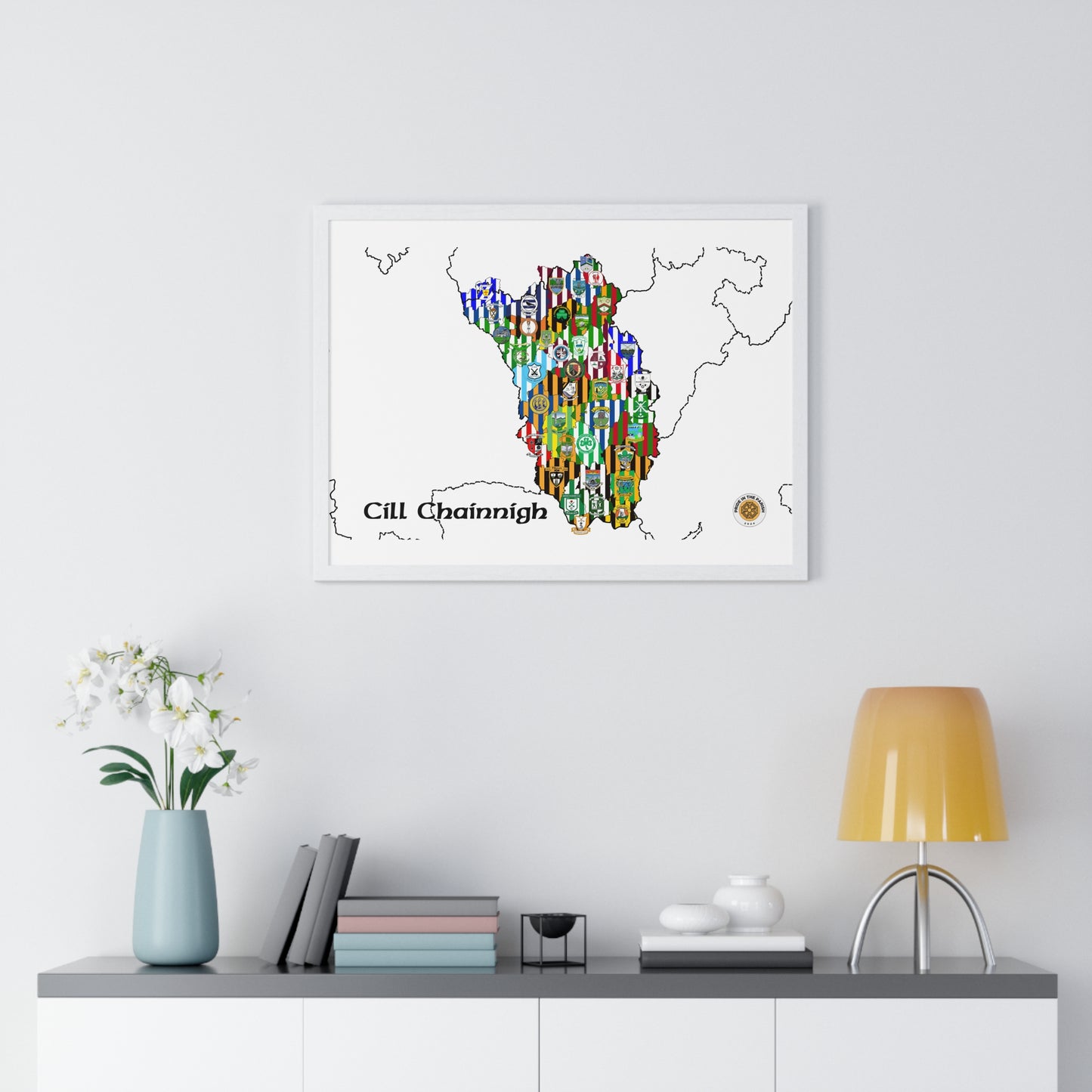 Kilkenny GAA Clubs Framed Poster