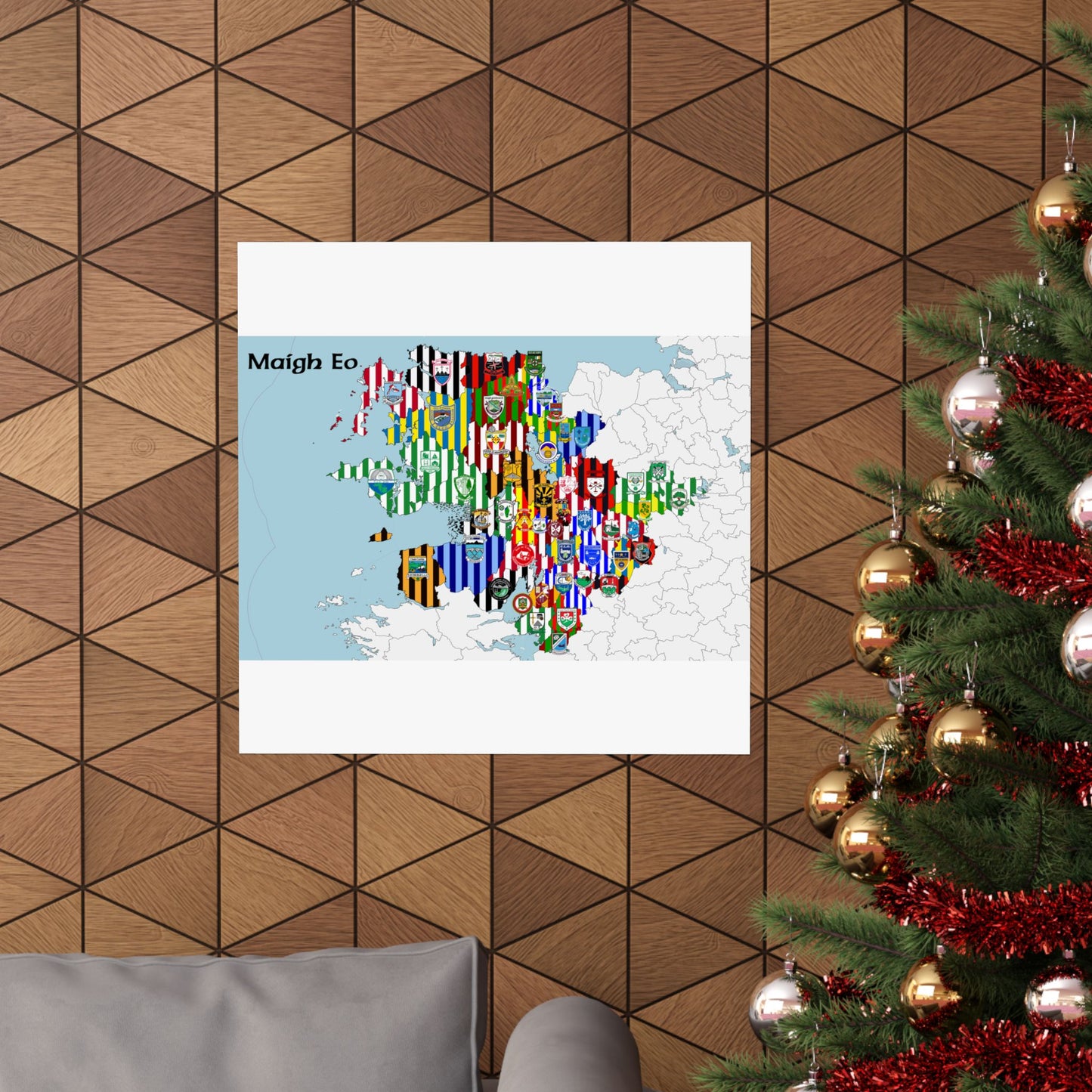 Mayo GAA Club Map – The Perfect Gift for any Mayo Fan!